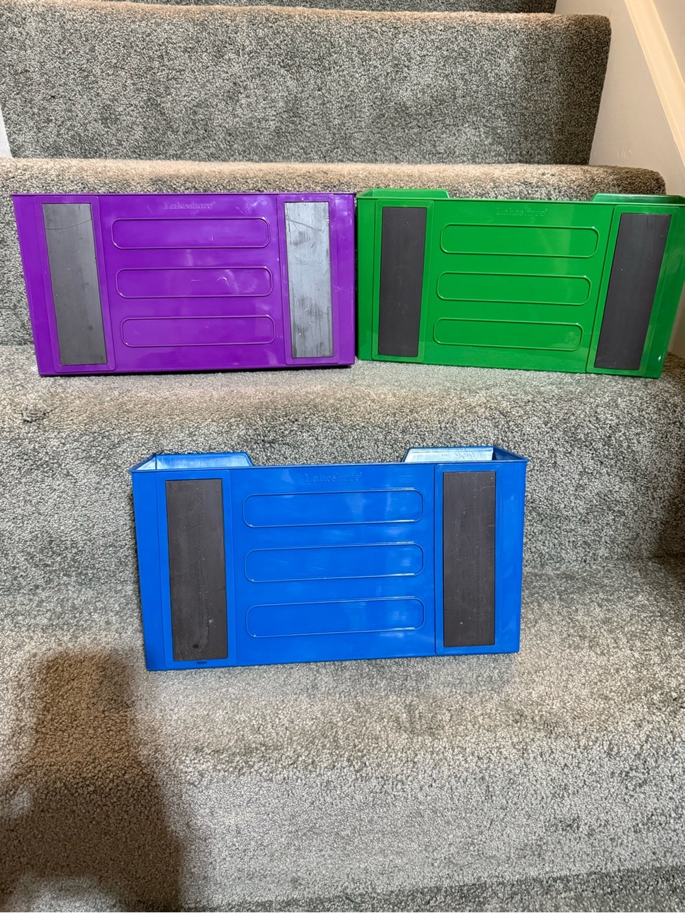 Set of 3 Magnetic Folder Bins - Picture 2 of 5